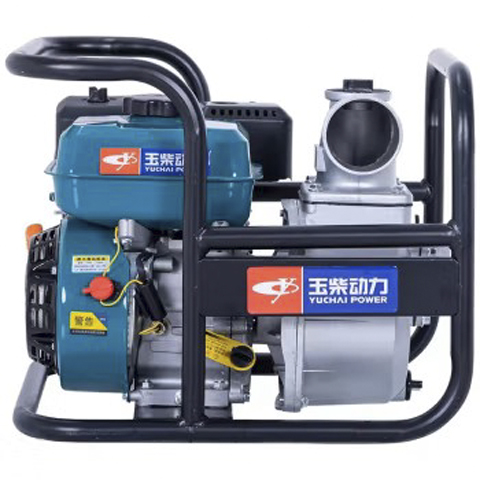 玉柴YC150ZB汽油款電啟動6寸單葉輪抽水泵